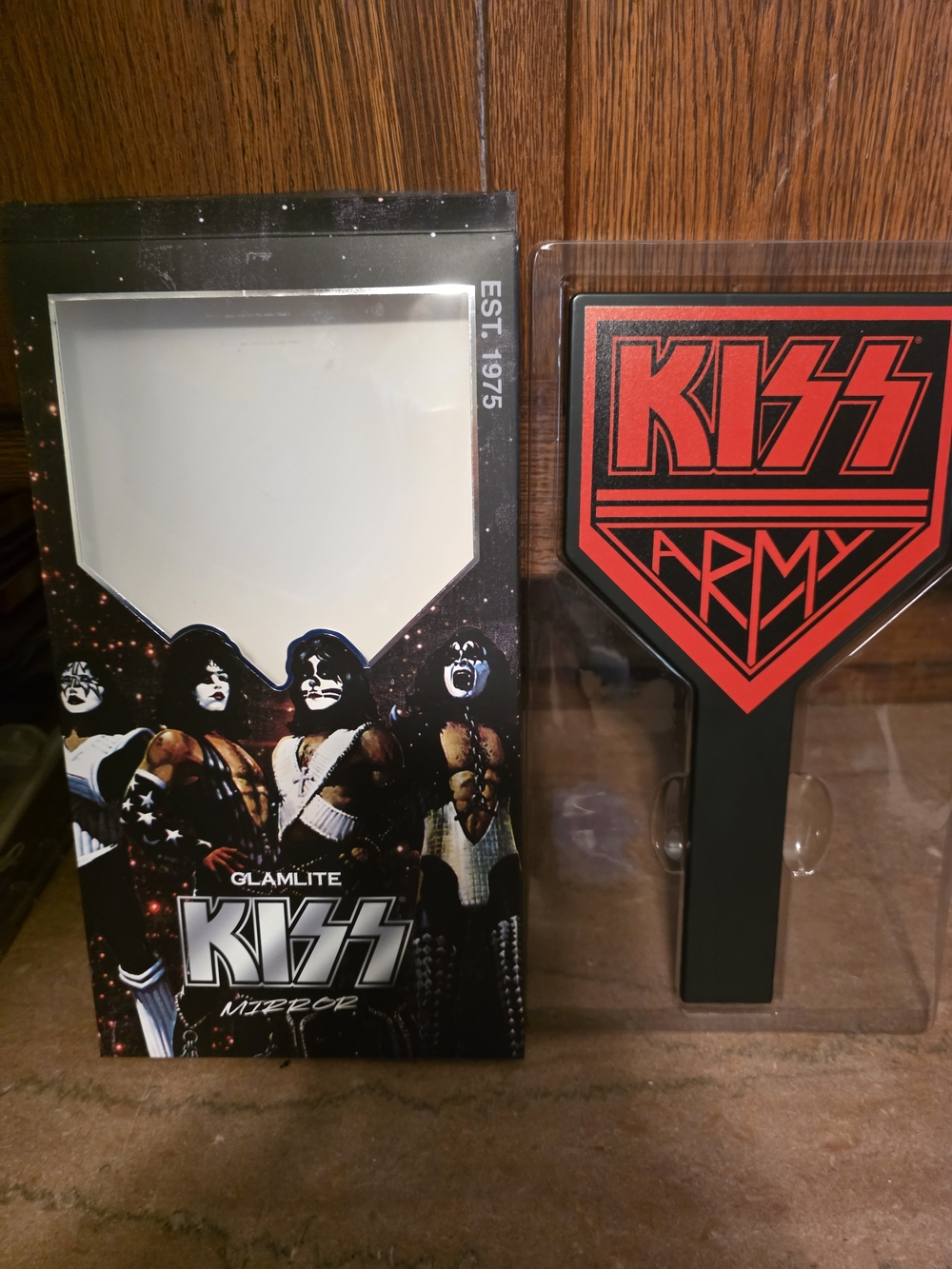 KISS band merchandise (mirror)
